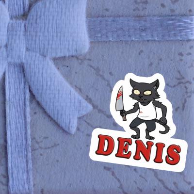Aufkleber Denis Psycho-Katze Gift package Image