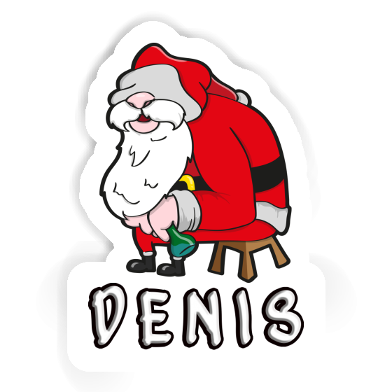 Weihnachtsmann Aufkleber Denis Weihnachtsmann Aufkleber Denis Image