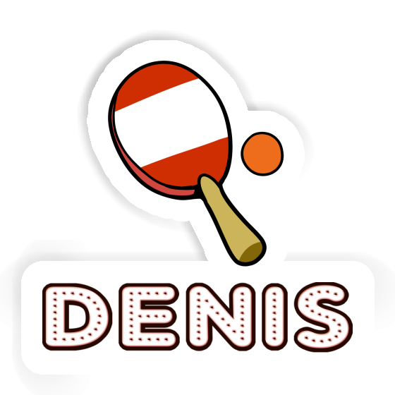 Sticker Tischtennisschläger Denis Notebook Sticker Tischtennisschläger Denis Notebook Image