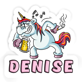 Denise Sticker Party Unicorn Image