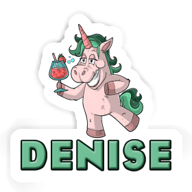Denise Sticker Party Unicorn Image