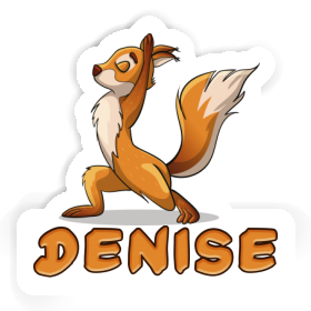 Sticker Yoga Squirrel Denise Image