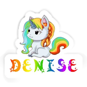 Denise Sticker Unicorn Image