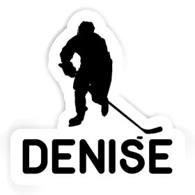 Aufkleber Eishockeyspieler Denise Image