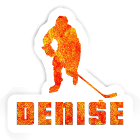 Aufkleber Denise Eishockeyspieler Image