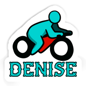 Autocollant Motocycliste Denise Image