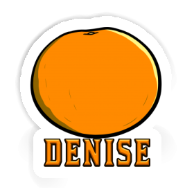 Orange Sticker Denise Image