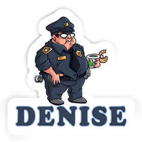 Police Officer Sticker Denise Image