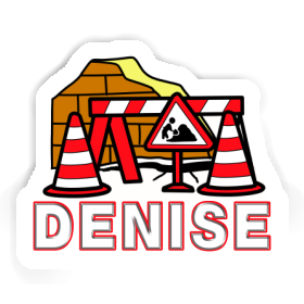 Sticker Straßenbaustelle Denise Image