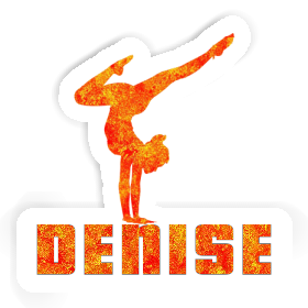 Denise Sticker Yoga Woman Image