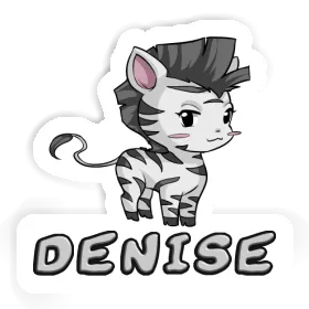 Aufkleber Zebra Denise Image