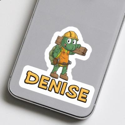 Denise Sticker Construction worker Notebook Image