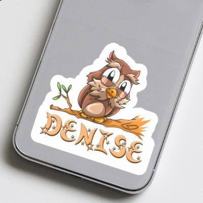 Aufkleber Eule Denise Notebook Image