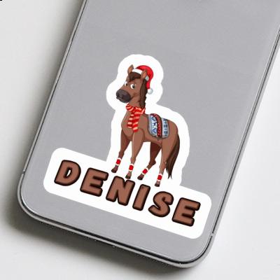 Sticker Denise Christmas Horse Image