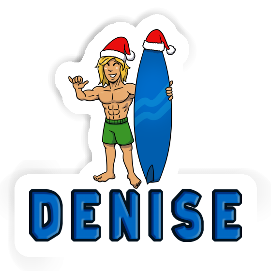 Sticker Denise Surfer Notebook Image