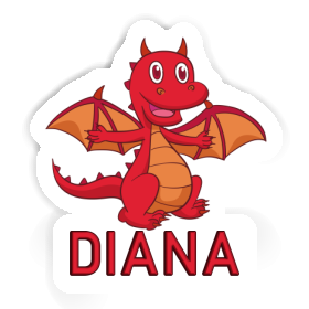 Sticker Drache Diana Image