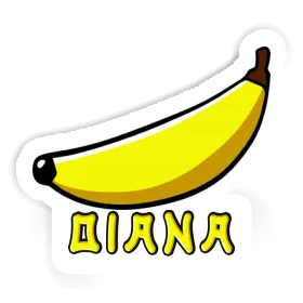 Diana Autocollant Banane Image