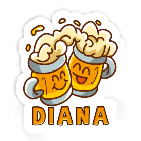 Aufkleber Diana Bier Image