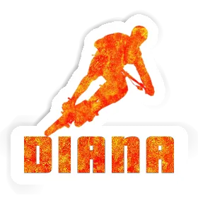 Sticker Biker Diana Image