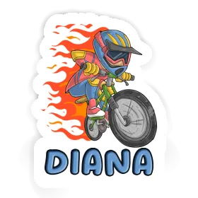 Sticker Biker Diana Image