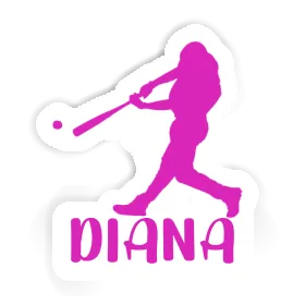 Baseball Player Sticker Diana Image