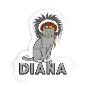 Diana Sticker American Indian Image