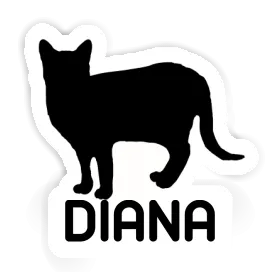 Sticker Diana Katze Image