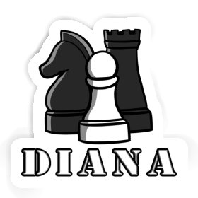 Diana Autocollant Pièce d'échec Image