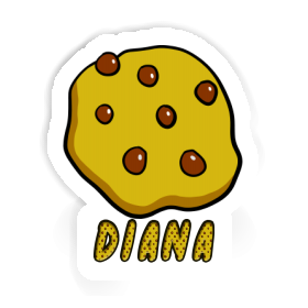 Diana Sticker Cookie Image