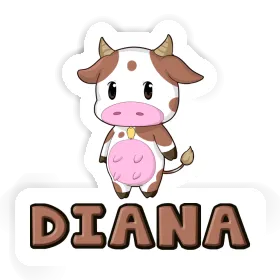 Sticker Cow Diana Image