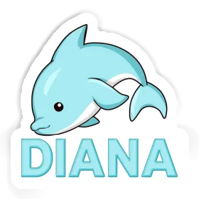 Sticker Dolphin Diana Image