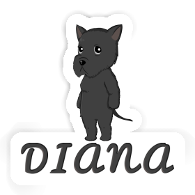 Sticker Giant Schnauzer Diana Image