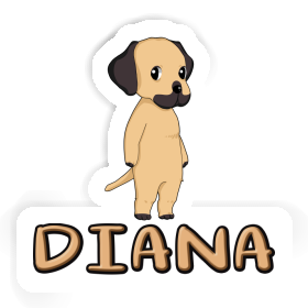 Rhodesian Ridgeback Sticker Diana Image