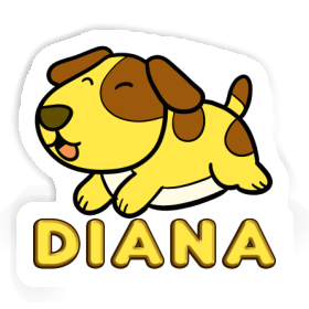 Dog Sticker Diana Image