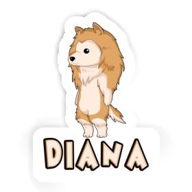 Sticker Diana Collie Image