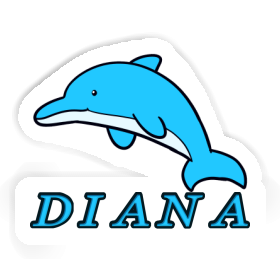 Dolphin Sticker Diana Image