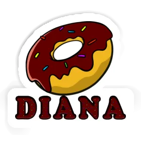 Aufkleber Diana Donut Image