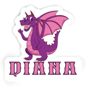 Mutterdrache Sticker Diana Image