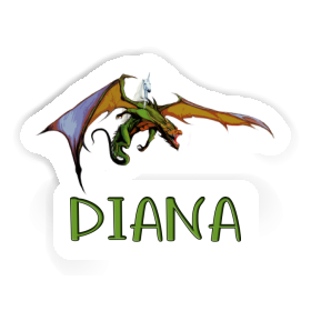 Drache Sticker Diana Image