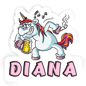 Diana Sticker Einhorn Image