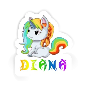 Sticker Diana Unicorn Image