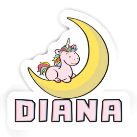 Sticker Unicorn Diana Image