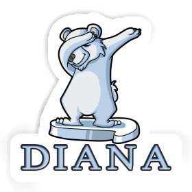 Bär Aufkleber Diana Image