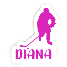 Autocollant Diana Joueuse de hockey Image