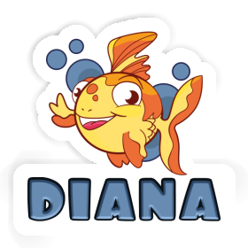 Fish Sticker Diana Image