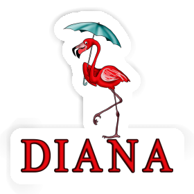 Diana Autocollant Flamant Image