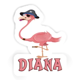 Sticker Flamingo Diana Image