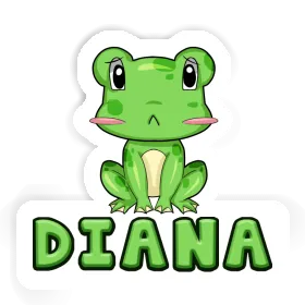 Diana Autocollant Grenouille Image