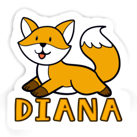 Autocollant Renard Diana Image