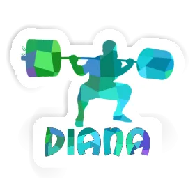 Sticker Diana Gewichtheber Image